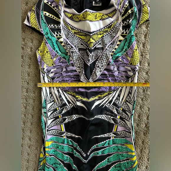 Just Cavalli dress. Made in Italy. Size Italian 38.
Black/ colorful. Worn once. - Picture 3 of 13